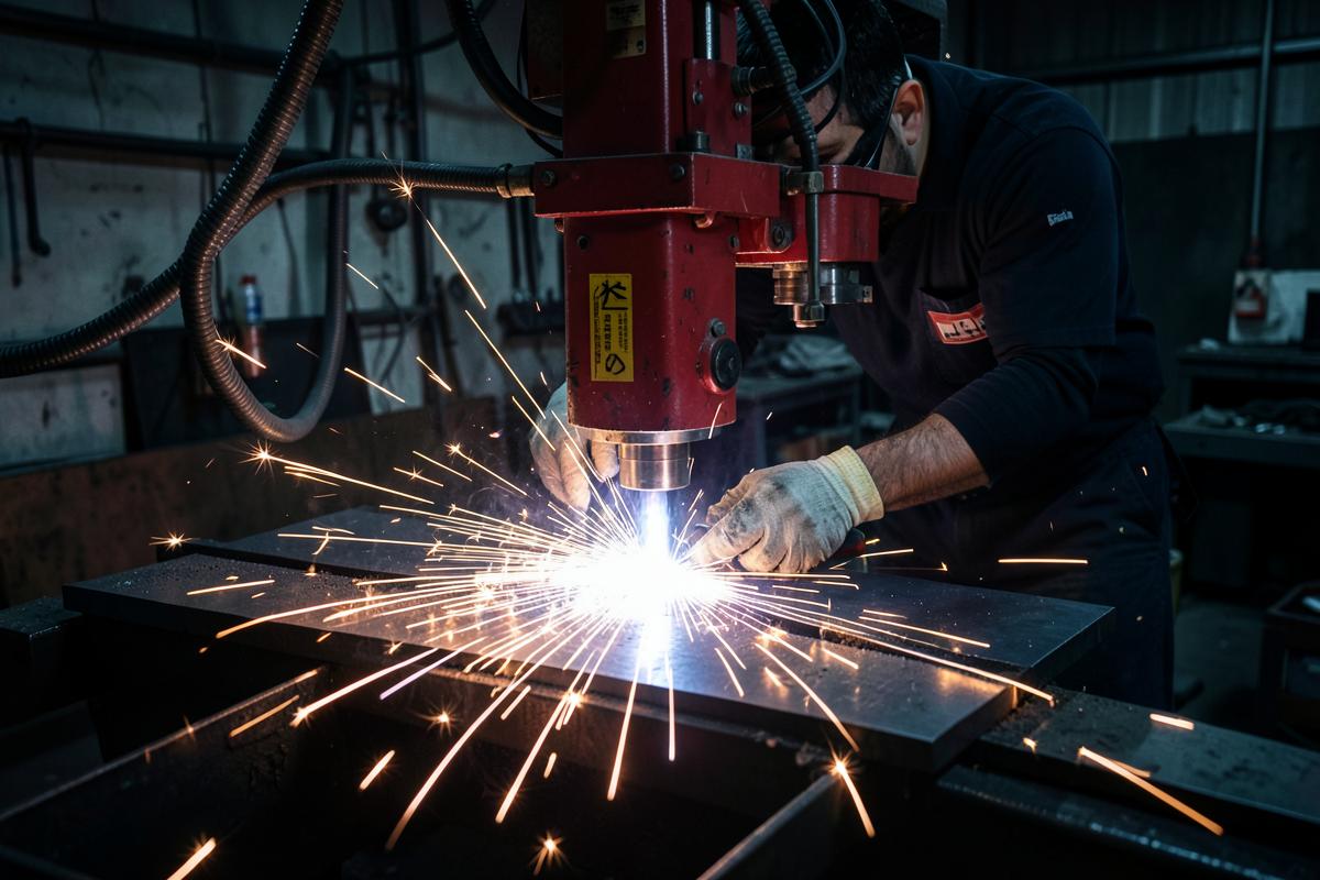 Corte a plasma de chapa de aço na Uberserra